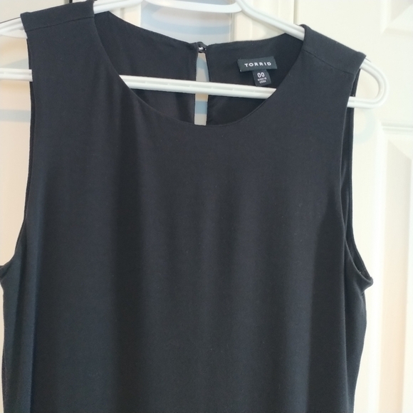 Torrid Black Jersey Knit Pencil Dress 00 - Picture 6 of 11